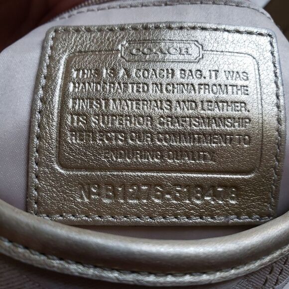 Coach Gold Shoulder Bag - Picture 3 of 5